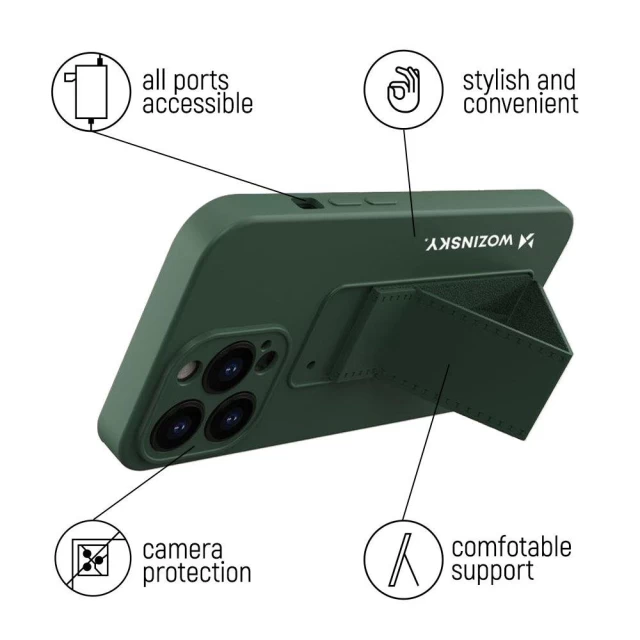 Чехол Wozinsky Kickstand Case для iPhone 11 Pro Dark Green (9111201940086)