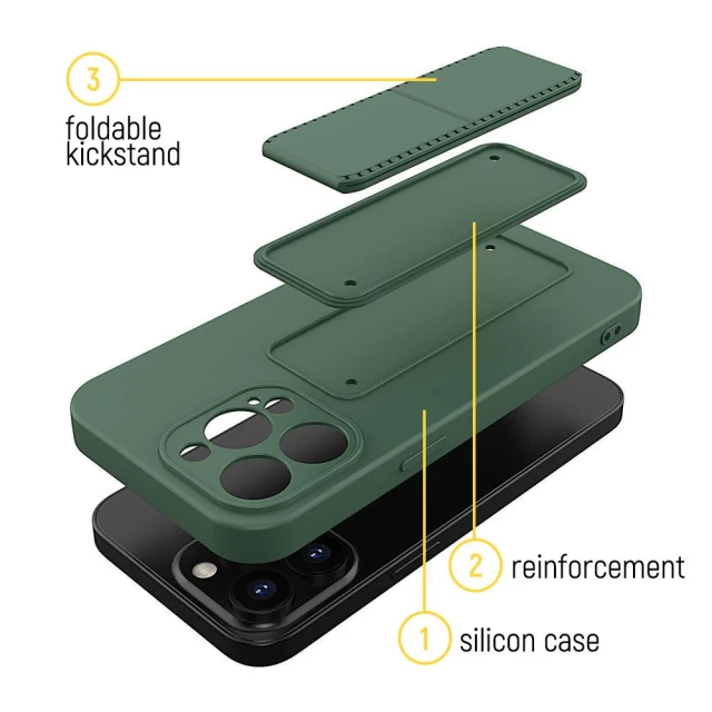 Чохол Wozinsky Kickstand Case для iPhone 11 Pro Dark Green (9111201940086)