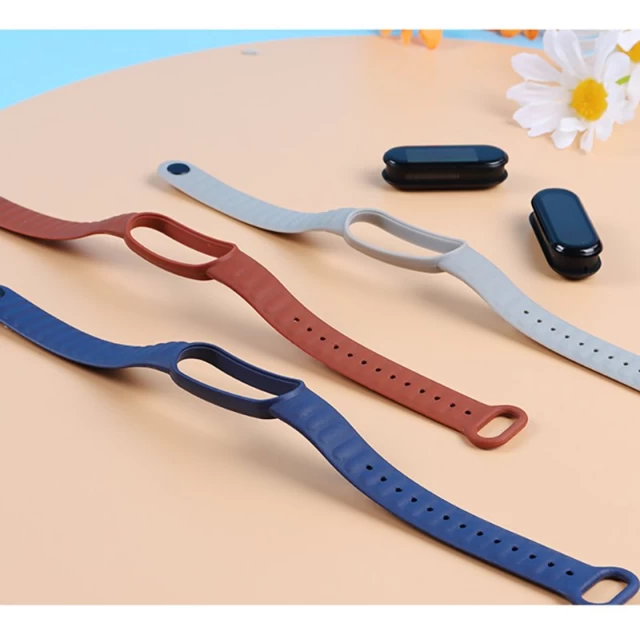 Ремешок HRT TPU Leather Band для Xiaomi Mi Band 6/5 Blue (9111201942363)