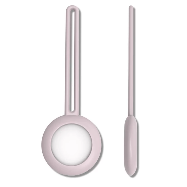 Чохол-брелок HRT Silicone Strap для AirTag Pink (9111201942783)
