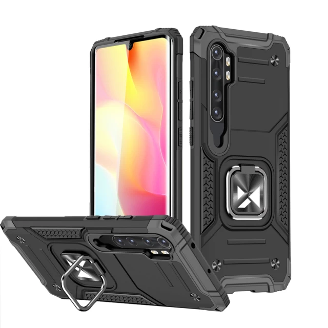 Чехол Wozinsky Ring Armor для Xiaomi Redmi Note 10 Pro Black (9111201944442)