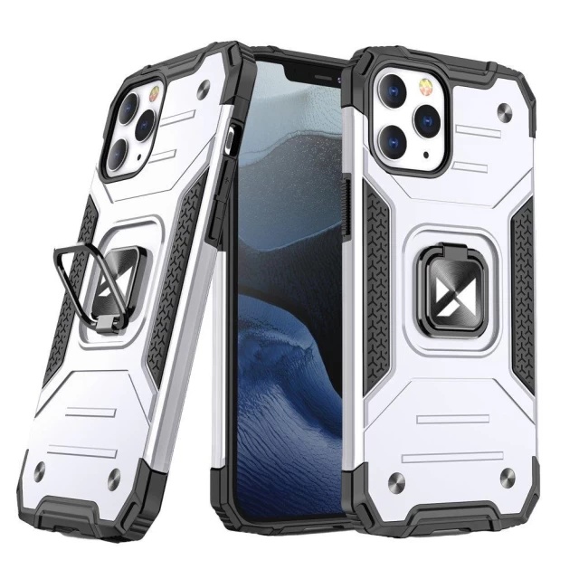 Чехол Wozinsky Ring Armor для iPhone 13 Silver (9111201944749)