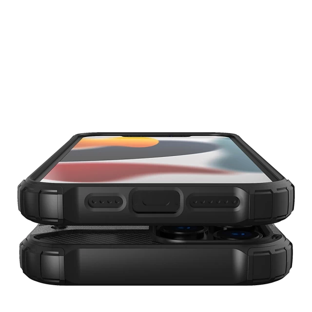 Чехол HRT Hybrid Armor для iPhone 13 Pro Max Black (9111201944923)
