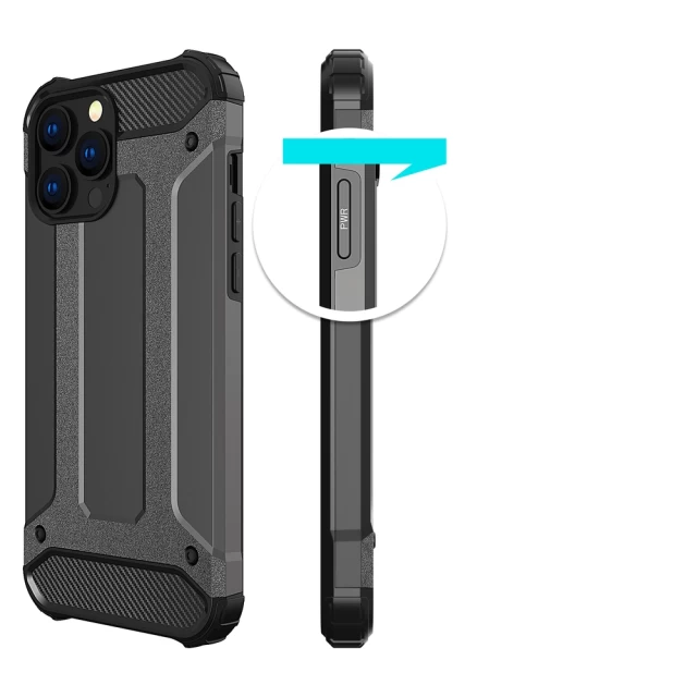 Чохол HRT Hybrid Armor для iPhone 13 Pro Max Blue (9111201944947)