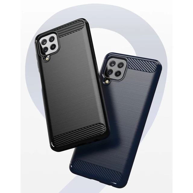 Чехол HRT Carbon Case для Samsung Galaxy A22 4G Black (9145576212561)