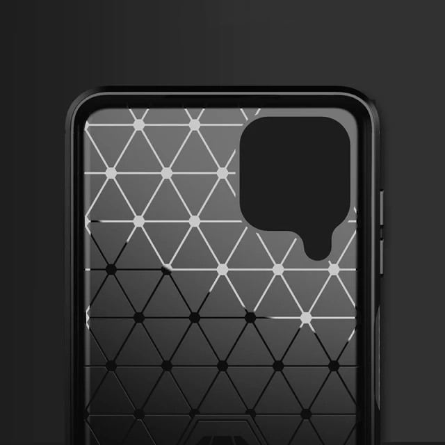 Чехол HRT Carbon Case для Samsung Galaxy A22 4G Black (9145576212561)