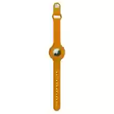 Чехол с ремешком HRT Silicone Wristband для AirTag Orange (9145576212622)