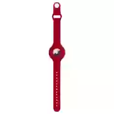 Чохол з ремінцем HRT Silicone Wristband для AirTag Red (9145576212646)
