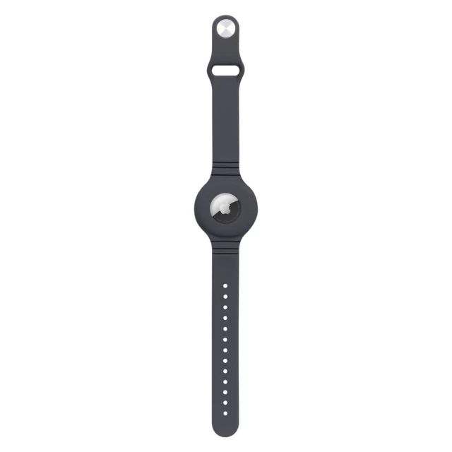 Чохол з ремінцем HRT Silicone Wristband для AirTag Grey (9145576212660)