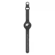 Чехол с ремешком HRT Silicone Wristband для AirTag Grey (9145576212660)