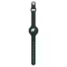 Чехол с ремешком HRT Silicone Wristband для AirTag Green (9145576212677)