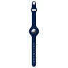 Чехол с ремешком HRT Silicone Wristband для AirTag Dark Blue (9145576212684)