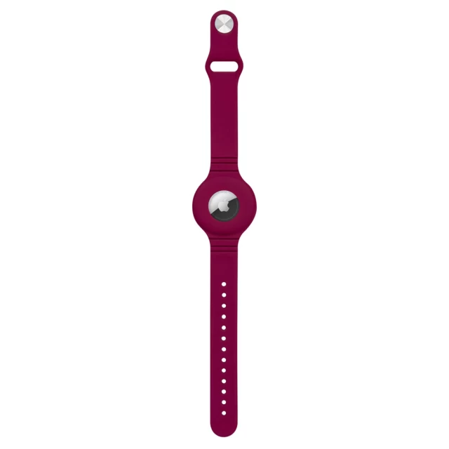 Чохол з ремінцем HRT Silicone Wristband для AirTag Purple (9145576212691)
