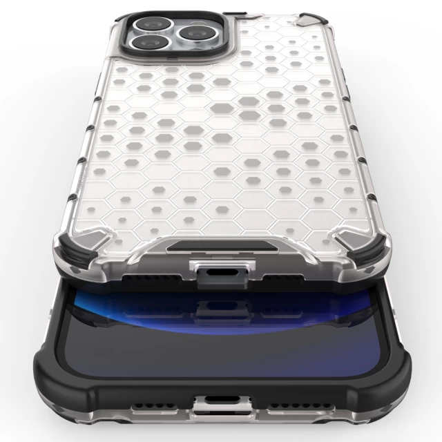 Чохол HRT Honeycomb для iPhone 13 Pro Max Black (9145576213230)