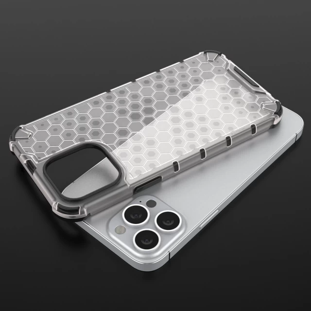 Чехол HRT Honeycomb для iPhone 13 Pro Max Green (9145576213254)