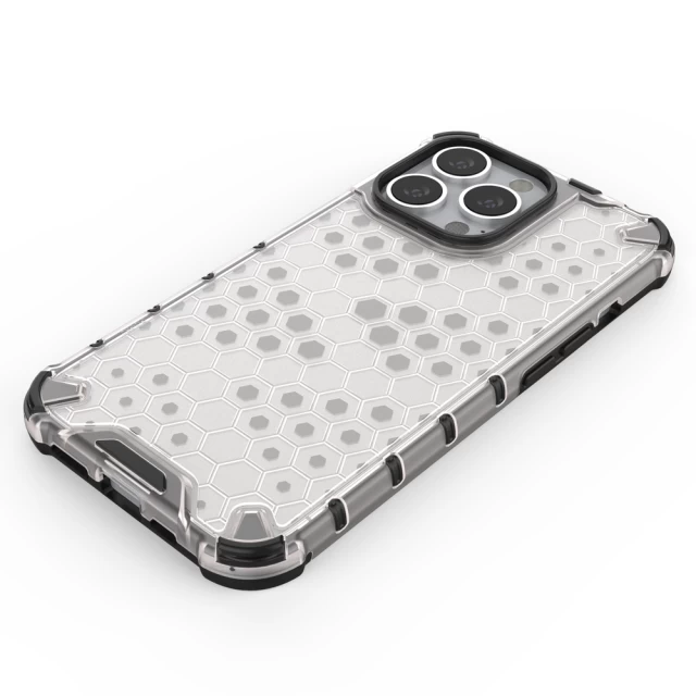 Чохол HRT Honeycomb для iPhone 13 Pro Transparent (9145576213322)