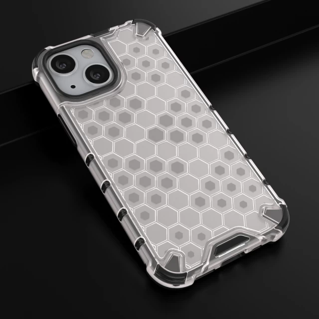 Чохол HRT Honeycomb для iPhone 13 mini Transparent (9145576213421)