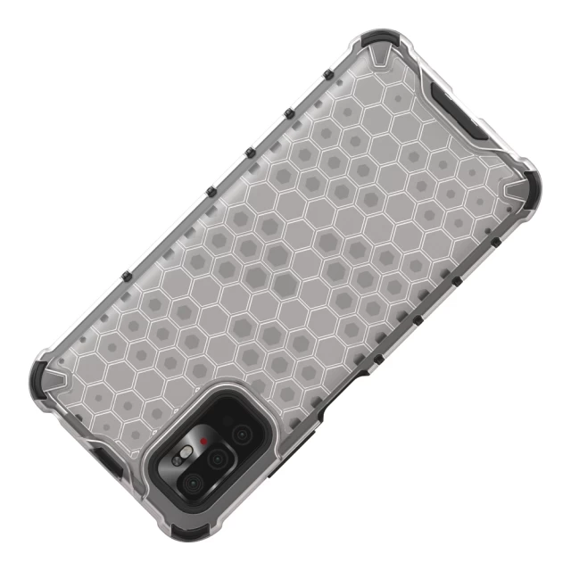 Чохол HRT Honeycomb для Xiaomi Redmi Note 10 5G/Poco M3 Pro Transparent (9145576213575)