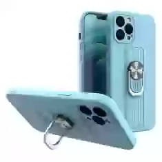 Чехол HRT Ring Case для iPhone 12 Light Blue (9145576214336)