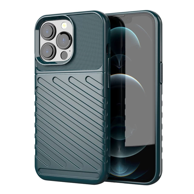 Чехол HRT Thunder Case для iPhone 13 Pro Green (9145576216996)