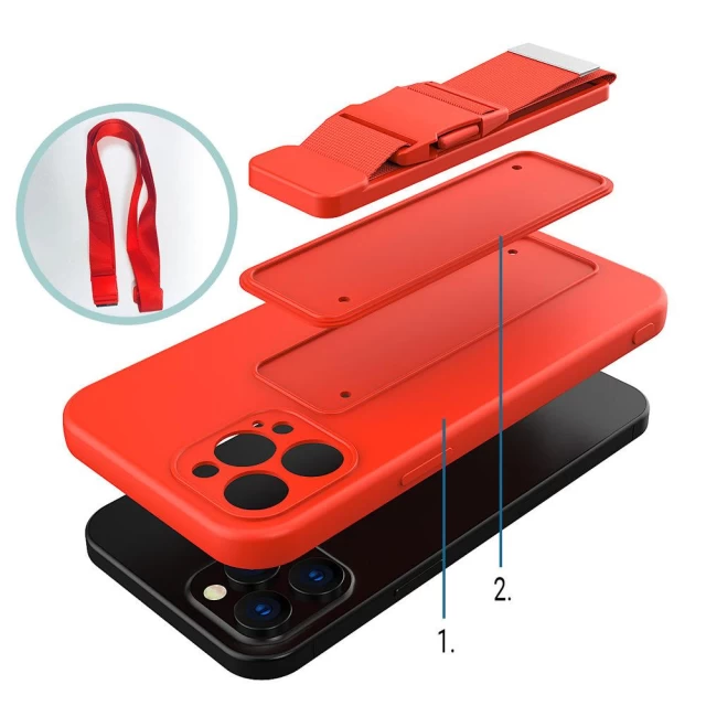 Чехол HRT Rope Case для iPhone 12 mini Red (9145576217634)