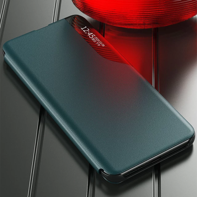 Чехол HRT Eco Leather View Case для Samsung Galaxy A22 4G Red (9145576220207)