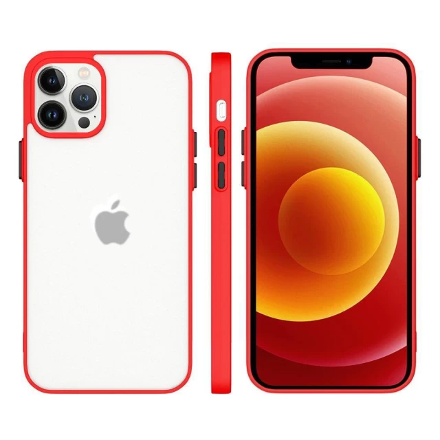 Чохол HRT Milky Case для iPhone 13 Pro Red (9145576221952)