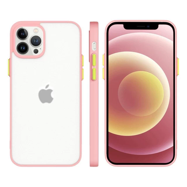 Чохол HRT Milky Case для iPhone 13 Pro Pink (9145576221983)