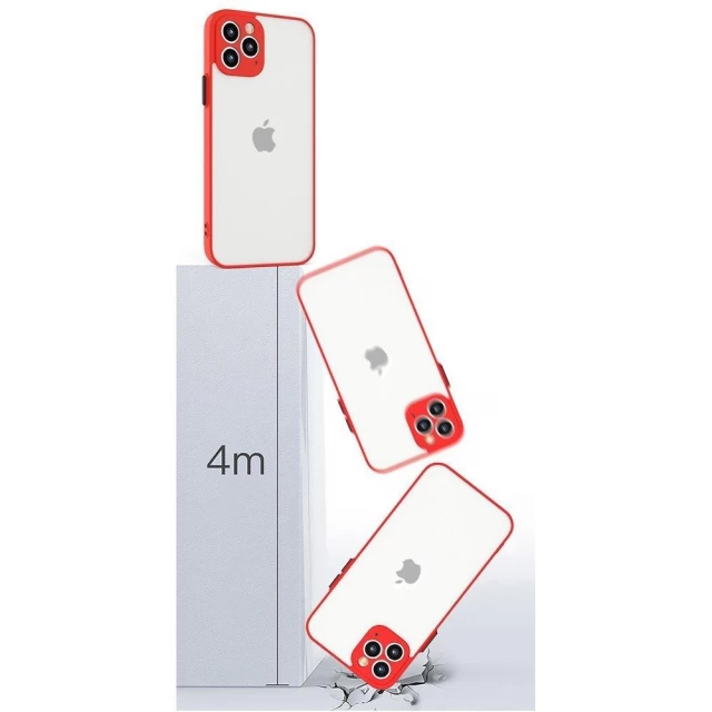 Чехол HRT Milky Case для Xiaomi Poco X3 NFC Red (9145576222638)