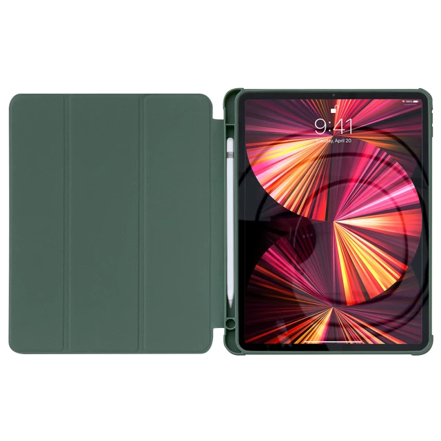 Чехол HRT Stand Tablet Smart Cover для iPad Pro 12.9 2021 Green (9145576224359)