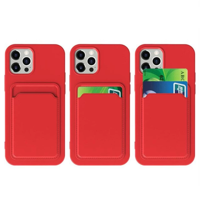 Чохол HRT Card Case для iPhone 13 Pro Max Red (9145576228517)