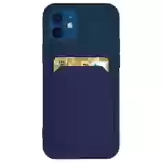 Чехол HRT Card Case для Xiaomi Poco X3 NFC Dark Blue (9145576229286)