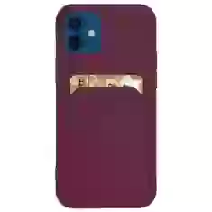 Чохол HRT Card Case для Samsung Galaxy A22 4G Burgundy (9145576230107)