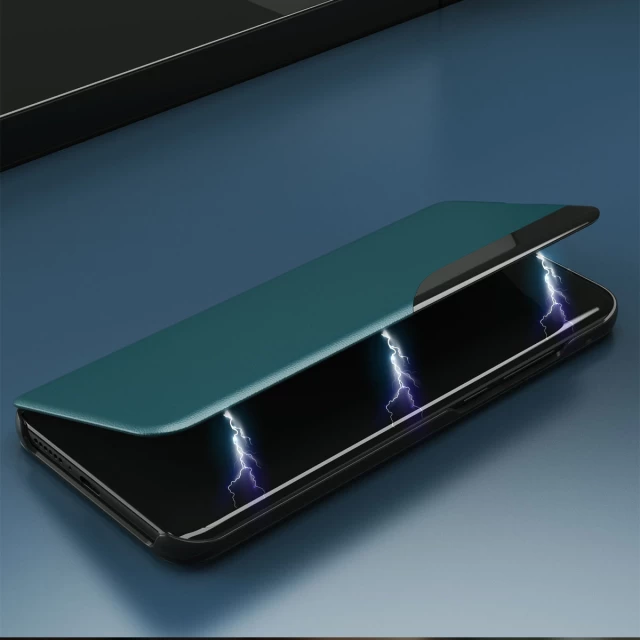 Чехол HRT Eco Leather View Case для iPhone 13 Pro Black (9145576231111)