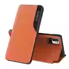 Чохол HRT Eco Leather View Case для Xiaomi Redmi Note 10 5G/Poco M3 Pro Orange (9145576231326)