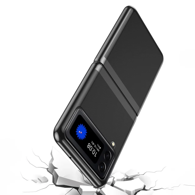 Чохол HRT Plating Case для Samsung Galaxy Flip3 (F711) Black (9145576231388)
