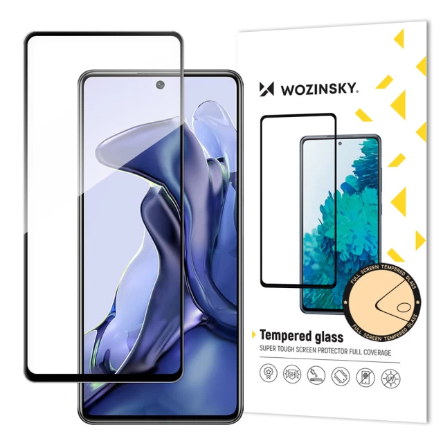Защитное стекло Wozinsky Tempered Glass для Xiaomi Mi 11T Pro/Mi 11T Black (9145576231494)
