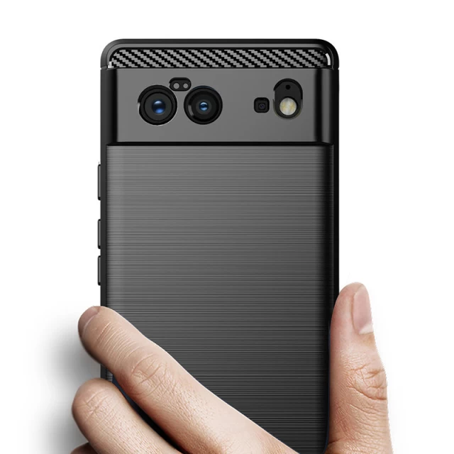 Чохол HRT Carbon Case для Google Pixel 6 Black (9145576232187)