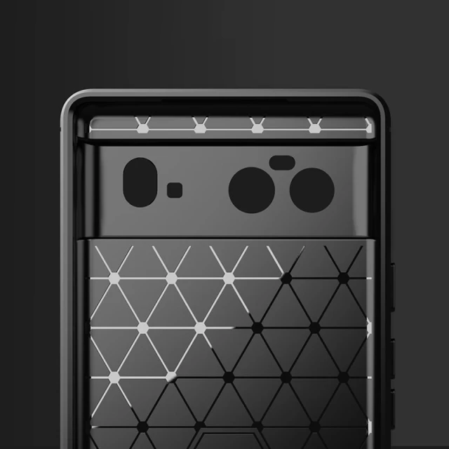 Чехол HRT Carbon Case для Google Pixel 6 Black (9145576232187)