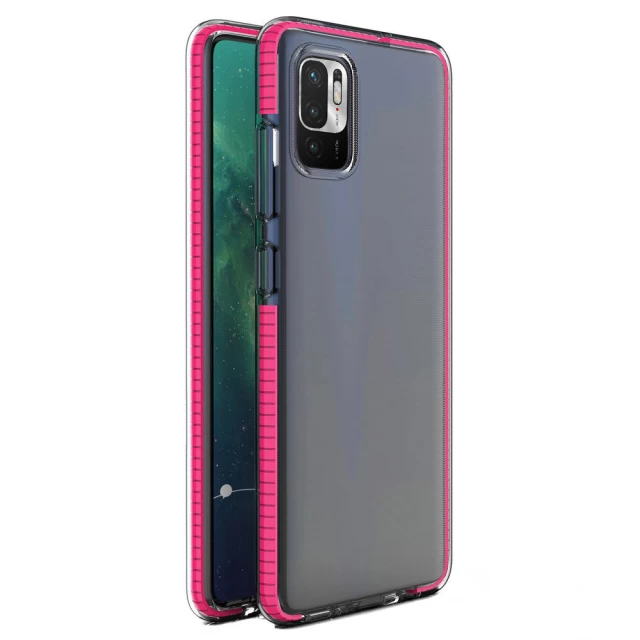 Чехол HRT Spring Case для Xiaomi Redmi Note 10 5G | Poco M3 Pro Dark Pink (9145576232514)