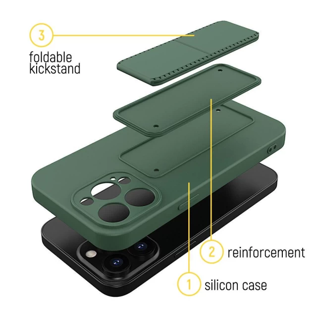 Чехол Wozinsky Kickstand Case для iPhone 13 Pro Black (9145576234068)