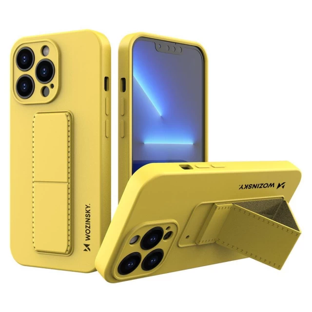 Чехол Wozinsky Kickstand Case для iPhone 13 Pro Yellow (9145576234136)