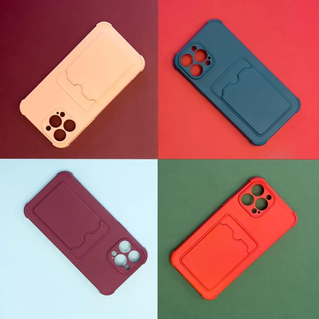 Чехол HRT Armor Card Case для Xiaomi Redmi Note 10 | 10S Raspberry (9145576236314)