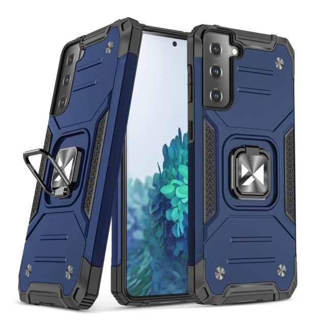 Чохол Wozinsky Ring Armor для Samsung Galaxy S22 Plus Blue (9145576239766)