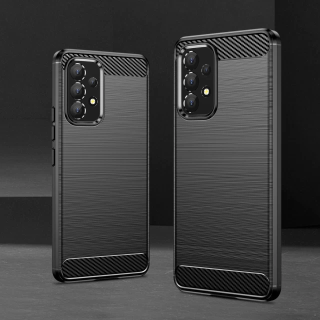 Чехол HRT Carbon Case для Samsung Galaxy A53 5G Black (9145576240090)