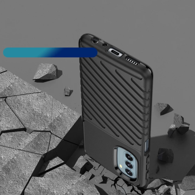 Чехол HRT Thunder Case для Motorola Moto G51 5G Black (9145576240199)