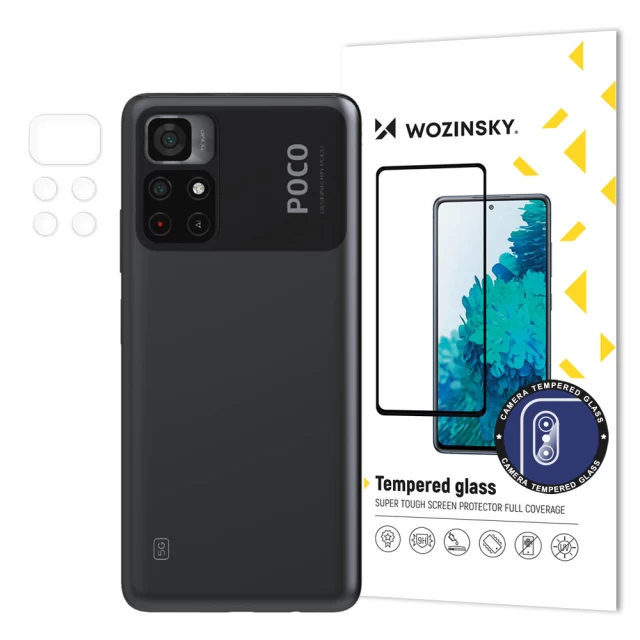 Защитное стекло Wozinsky Camera Tempered Glass 9H для камери Xiaomi Poco M4 Pro 5G (9145576240465)