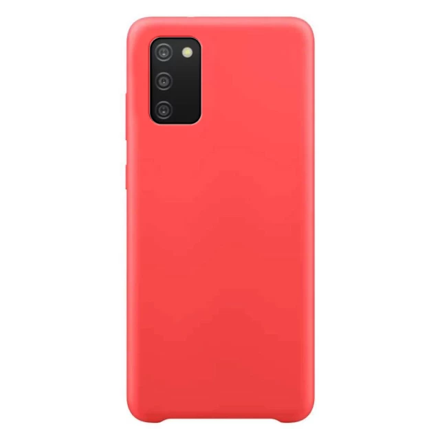 Чехол HRT Silicone Case для Samsung Galaxy A03s Red (9145576240748)