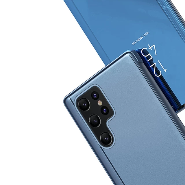 Чехол-книжка HRT Clear View Case для Samsung Galaxy S22 Ultra Blue (9145576240885)