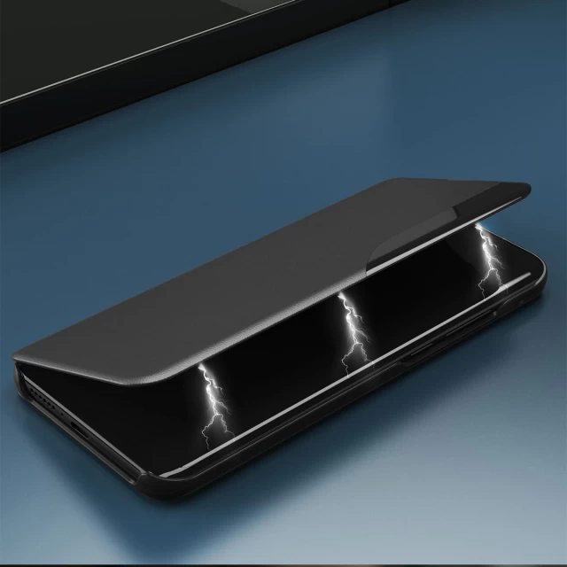 Чехол-книжка HRT Eco Leather View Case для Samsung Galaxy S22 Ultra Blue (9145576241127)
